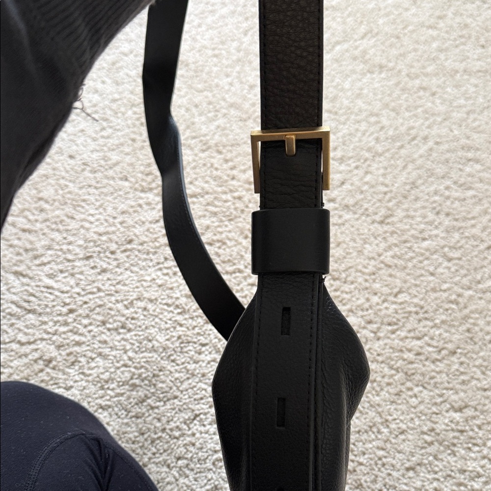 All Saints half moon Leather Crossbody Bag - Picture 2 of 5
